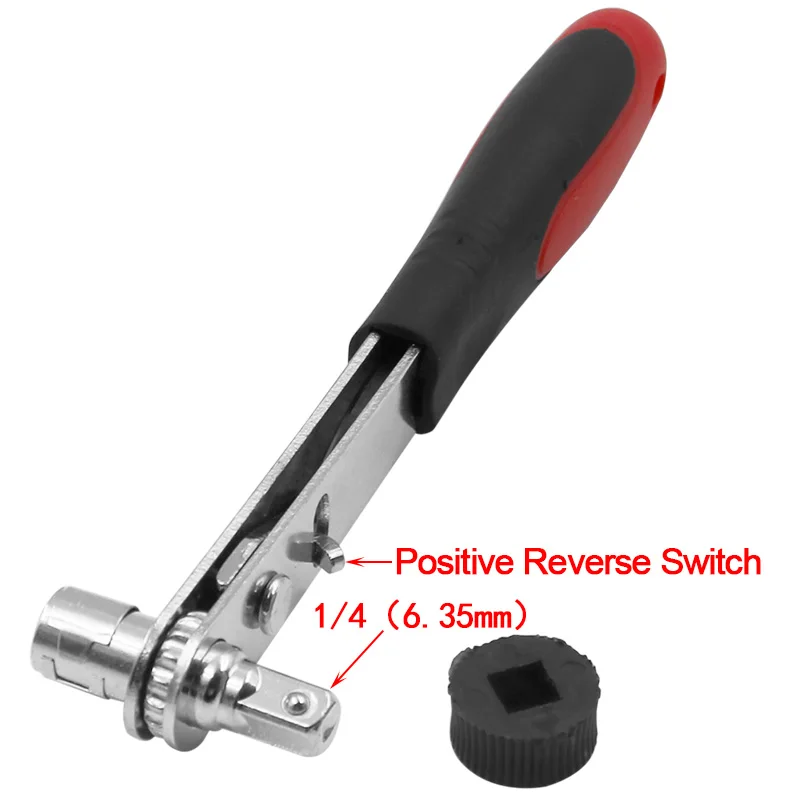 Мини ключ с храповым механизмом 1/4 дюйма|Гаечный ключ| |