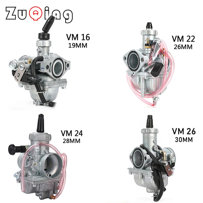 Карбюратор для мотоцикла Mikuni VM16 22 мм VM22 26 VM24 28 VM26 30 карбюратор 110-250 куб. См