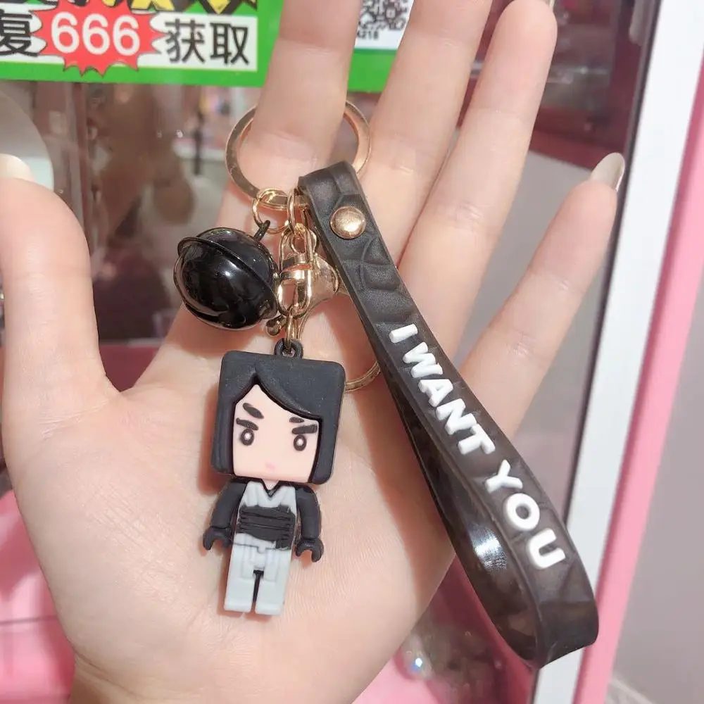 

Creative Mini World Planet Alliance game player boy soft glue key chain bag car Pendant Game pendant key chains 2020