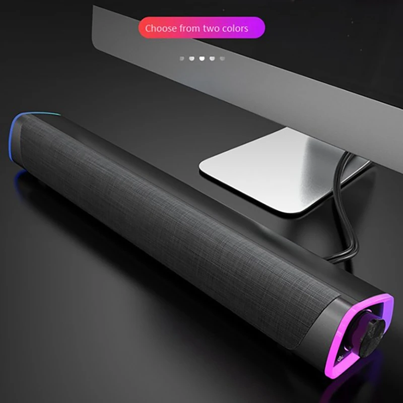 3D Surround Soundbar Speaker Wired Computer Speakers Stereo Subwoofer Sound Bar for Laptop PC Theater TV | Электроника