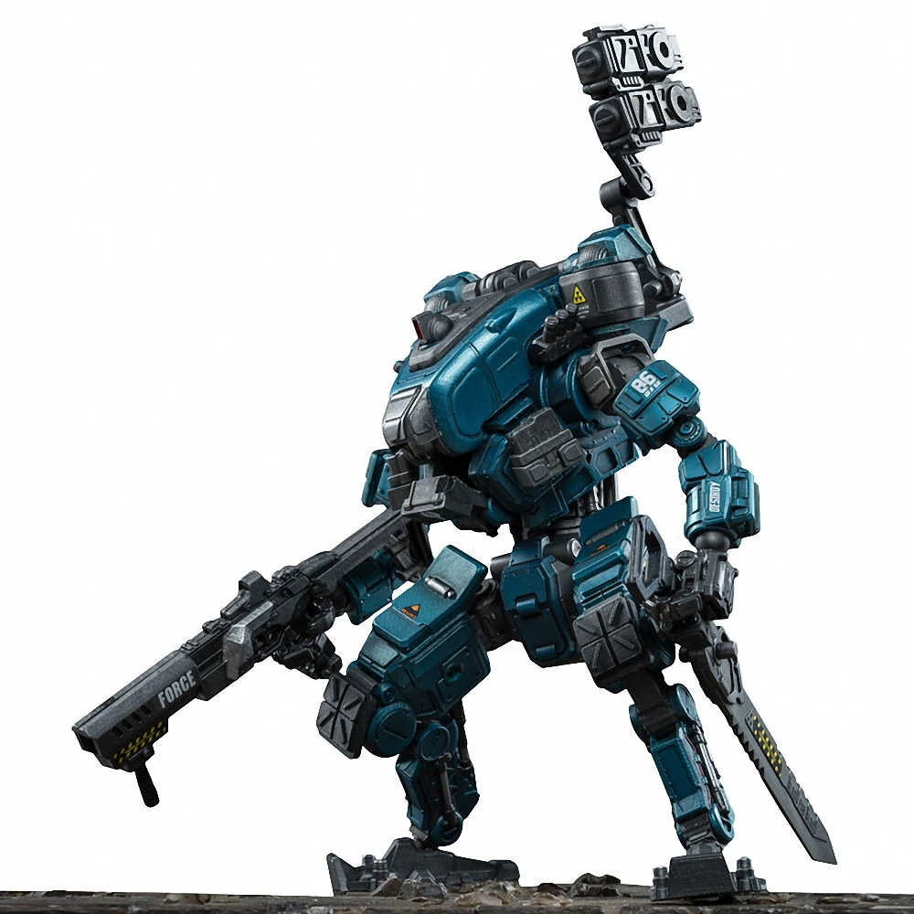 1/25 JOYTOY Аниме Фигурки игрушки Трансформация Робот Бог войны 86 синий Коллекционное издание подарок