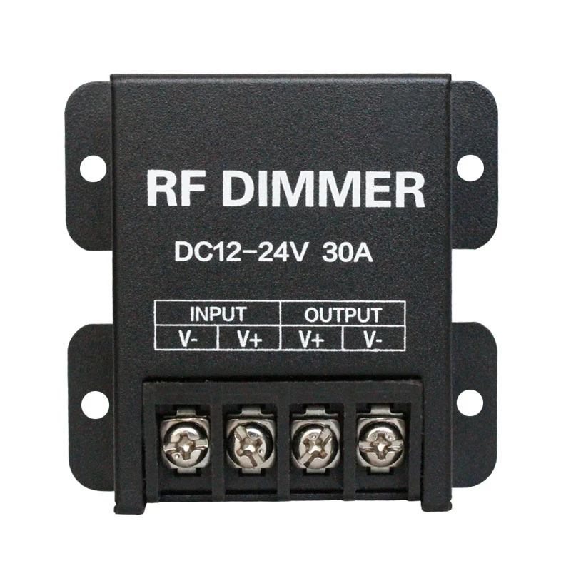 12V RF светодиодный диммер Беспроводная яркость 3 клавиши пульт дистанционного