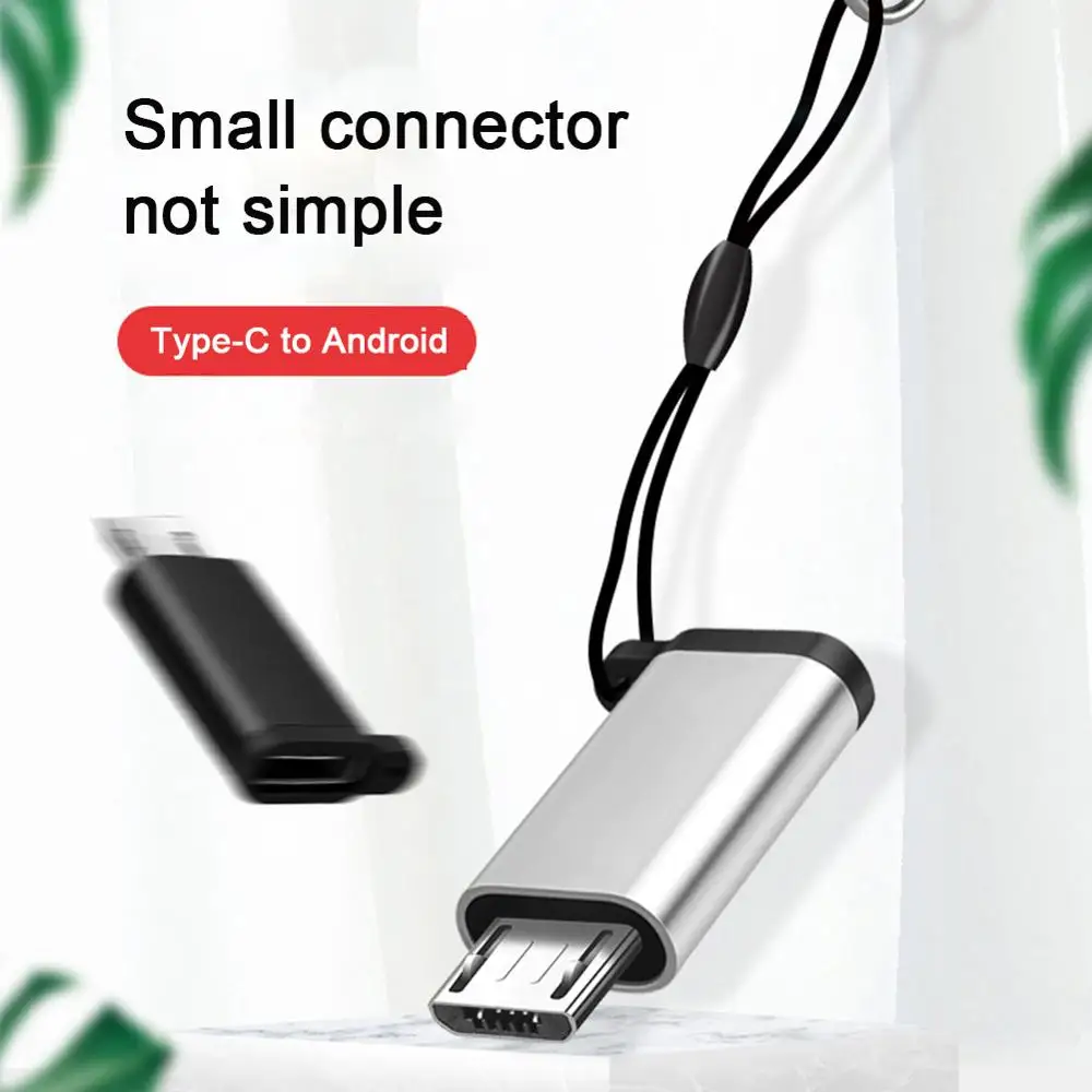 Кабель-адаптер USB Type-C мама-Micro папа для телефонов Android зарядное устройство Sycn Otg