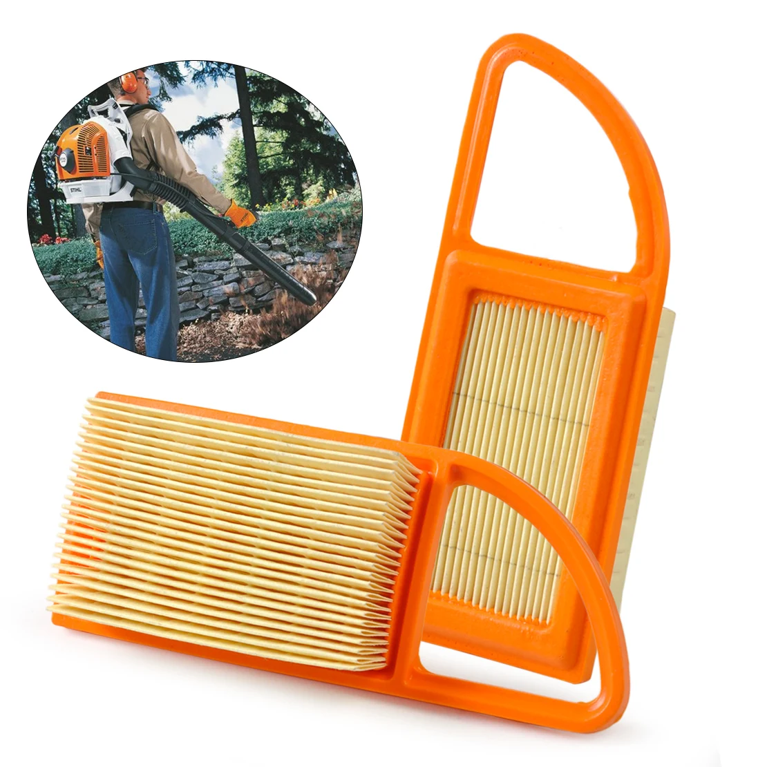 Новый Сменный воздушный фильтр LETAOSK для STIHL BR500 BR550 BR600 4282 141 0300 B аксессуары|Детали