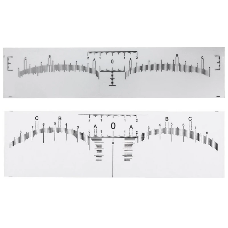 Одноразовая клейкая линейка для бровей лента Полупостоянный шаблон татуировки