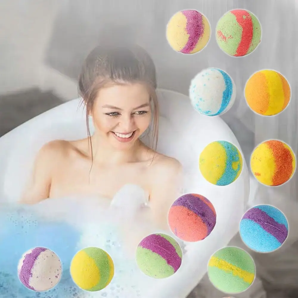 

Organic Body Cleaner Aromatherapy Moisturizing Bath Bombs Ball Sea Salt Ball Body Essential Oil Explosion Bubble