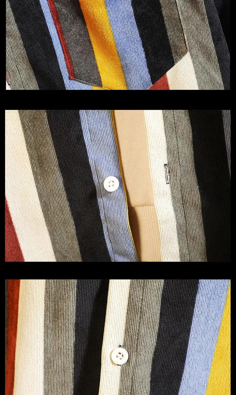 Privathinker Mens Autumn Striped Dress Shirts Men High Quality Breathable Soft Classic Shirt Male Streetwear Tops Oversize