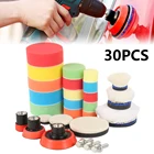 Набор полировальных насадок для автомобиля, губчатые насадки для полировки и полировки колес