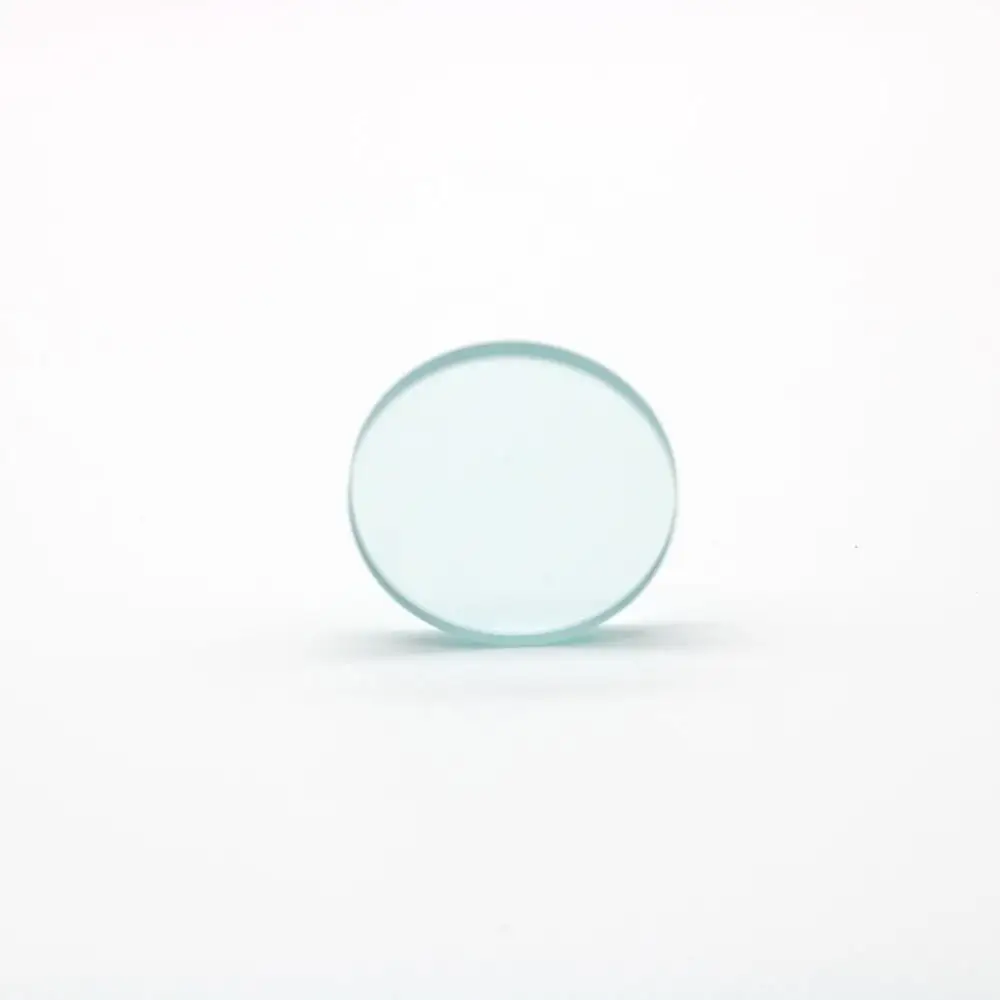 

10pcs tempered glass diameter 50mm and 4mm thick heat absorbing glass KG1