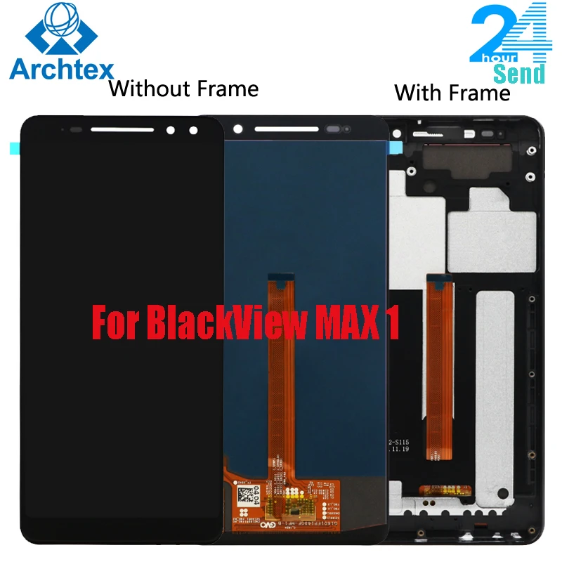 For Original Blackview Max 1 LCD Display and Touch Screen Digitizer Assembly +Frame 6.01'' FHD+ Android 8.1 | Мобильные