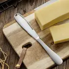 1 шт. нож для сливочного масла из нержавеющей стали резак для сыра с отверстием Многофункциональный кухонный нож для крема хлеба