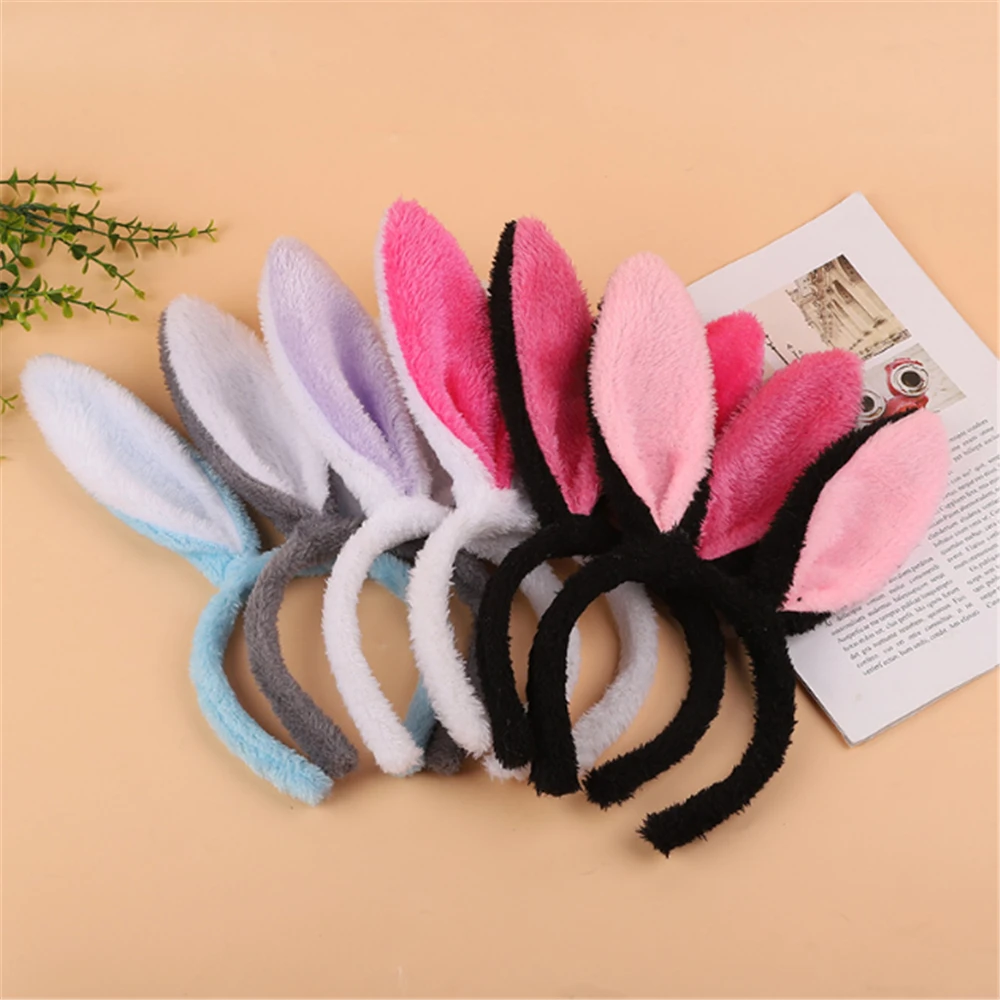 

New Cute Headbands For Girls Ladies Easter Adult Children Hairband Rabbit Ear Headband Hairband Hair Accessories