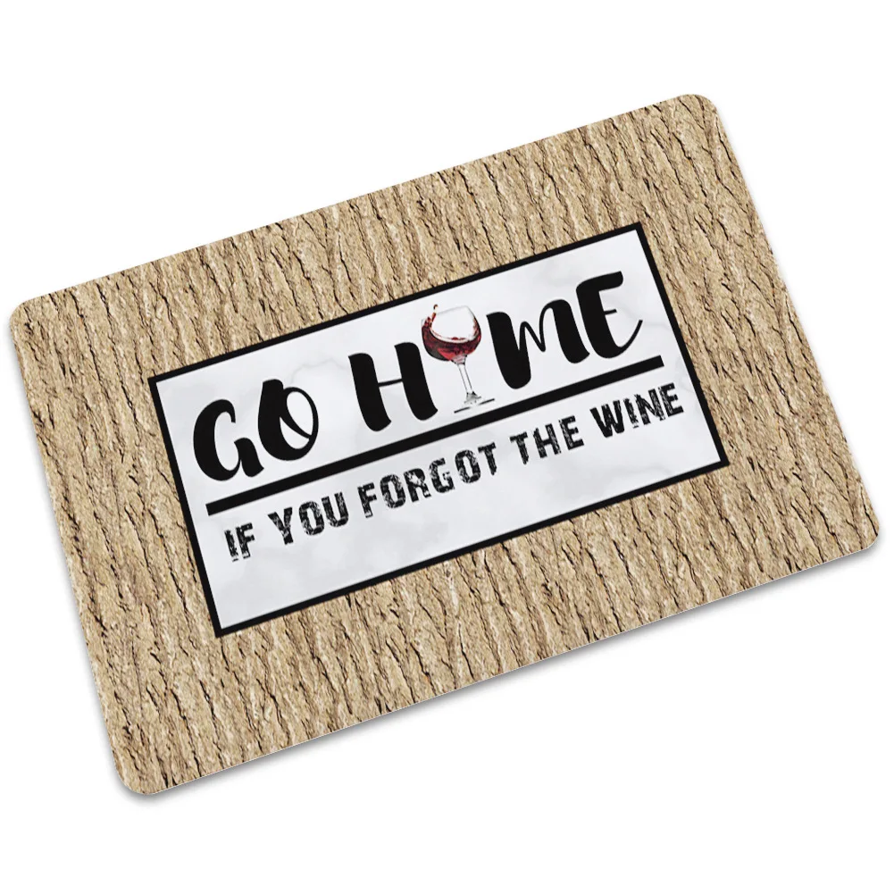 Прямая поставка новый резиновый коврик с фиолетовыми буквами для двери ковер