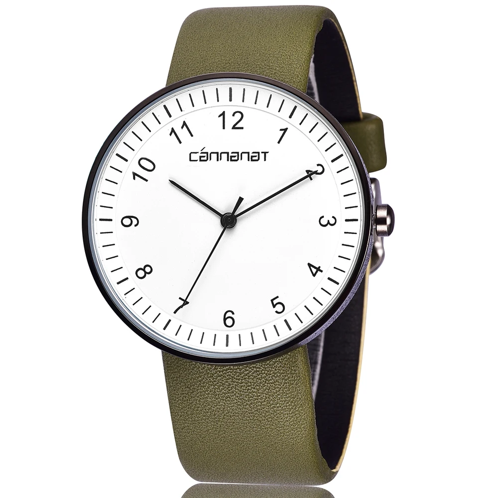 Часы наручные женские кварцевые с кожаным ремешком классические модные простые