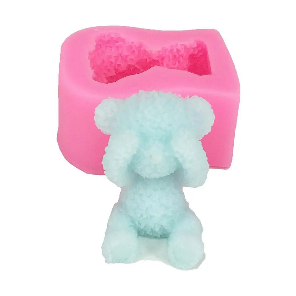 Форма для торта в форме плюшевого мишки силиконовая форма помадки 3D капкейков