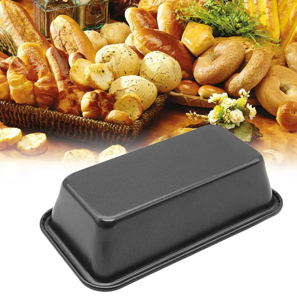 

6inch Loaf Pan Rectangle Toast Bread Mold Cake Mold Carbon Steel Loaf Pastry Baking Bakeware Non Stick Pan Baking Supplies 30P
