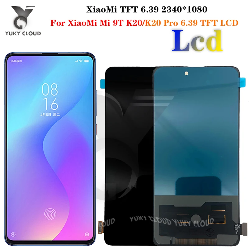 6 39 ''TFT LCD для Xiaomi Mi9T lcd Mi 9t Pro дисплей сенсорный экран сборка Замена Redmi K20 PRO K20PRO