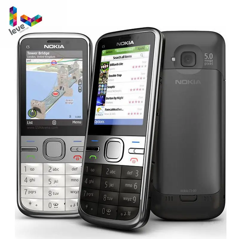 Мобильный телефон Nokia C5 128+512МБ восстановленный|Смартфоны| |