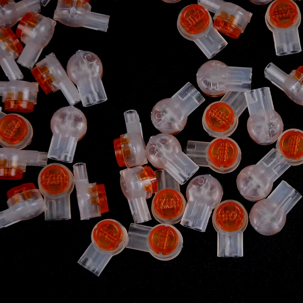 

100Pcs/Lot UY2 K2 Connector Grease Filling Butt Wire Line Terminal for Telephone Network Line Connection Wholesale