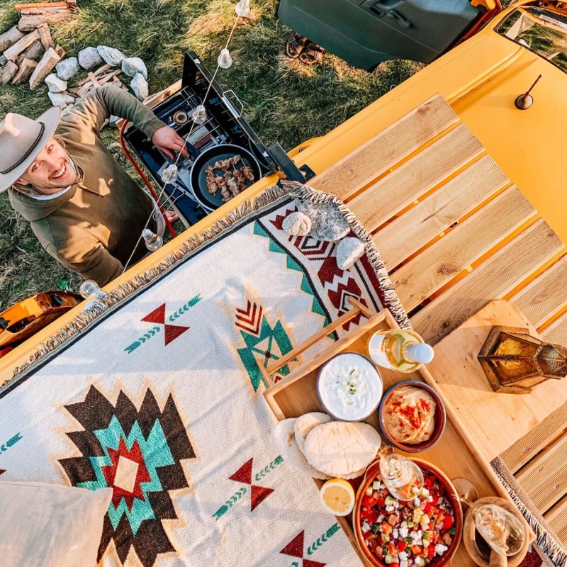 

Geometric Boho Rug