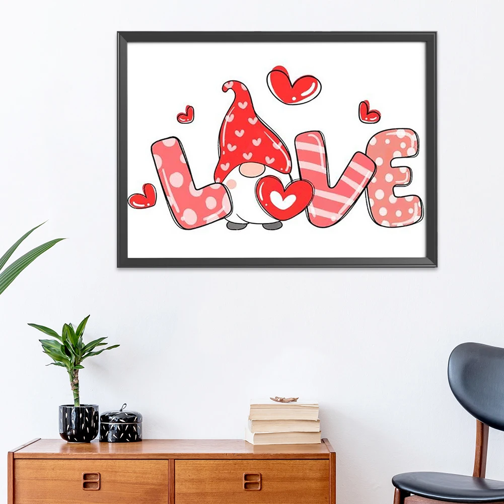 11CT Гоблин гном узор штампом Набор для вышивания крестиком хлопчатобумажная нить