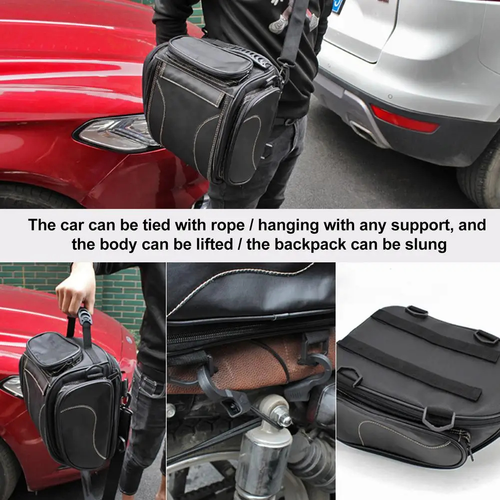 Motorcycle Bags For Back Seat Motorcycle Tail Bag Motorcycle Backpack Dual Use Motorcycle Backpack Waterproof Luggage Bags Mo enlarge