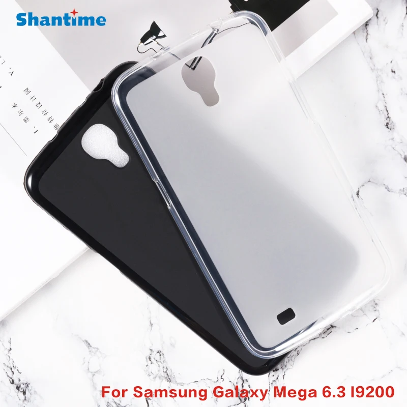 Гелевый силиконовый защитный чехол накладка для Samsung Galaxy Mega 6 3 I9200 мягкий из