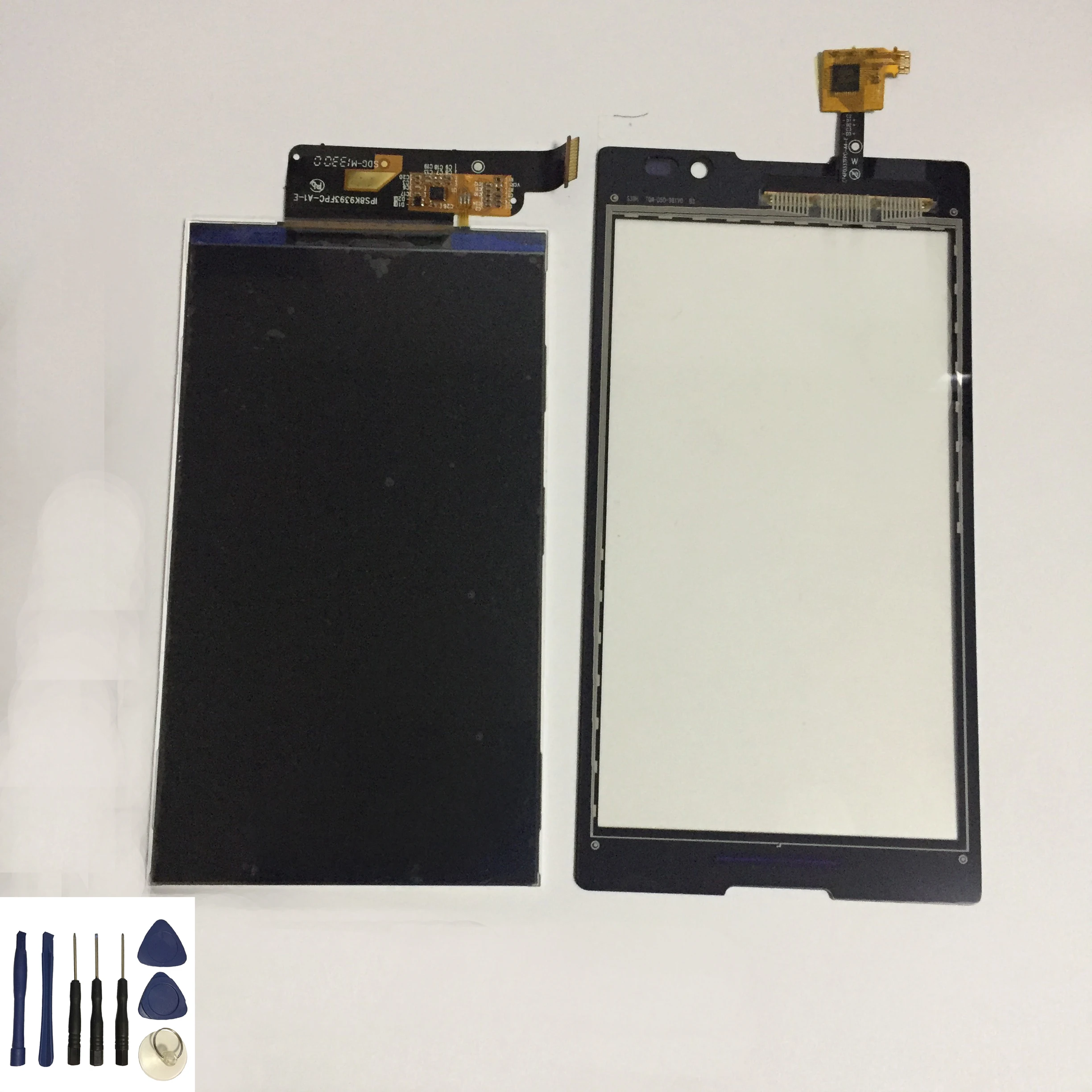Для Sony Xperia C S39H C2304 C2305 S39 черный/белый сенсорный экран панель дигитайзер + ЖК