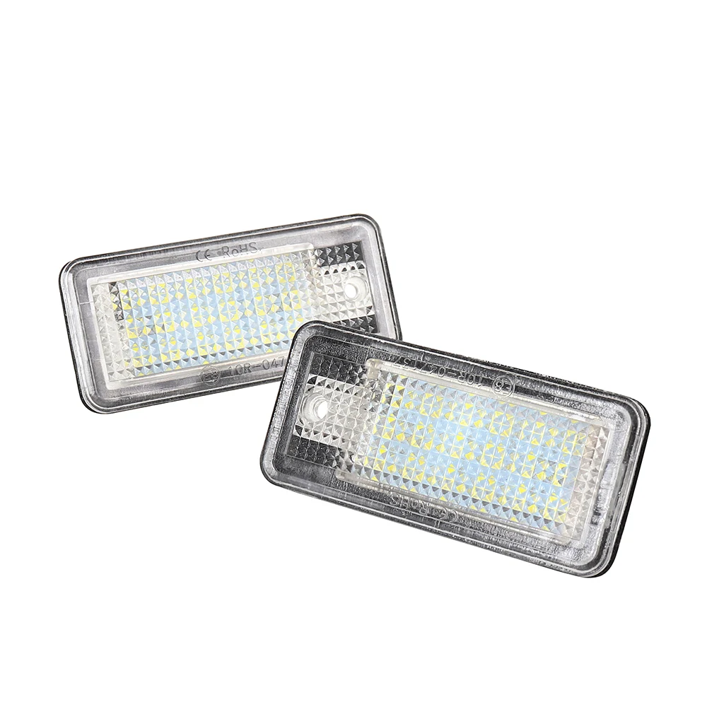 2X светодиодный автомобильный номерной знак светильник аксессуары для Audi A3