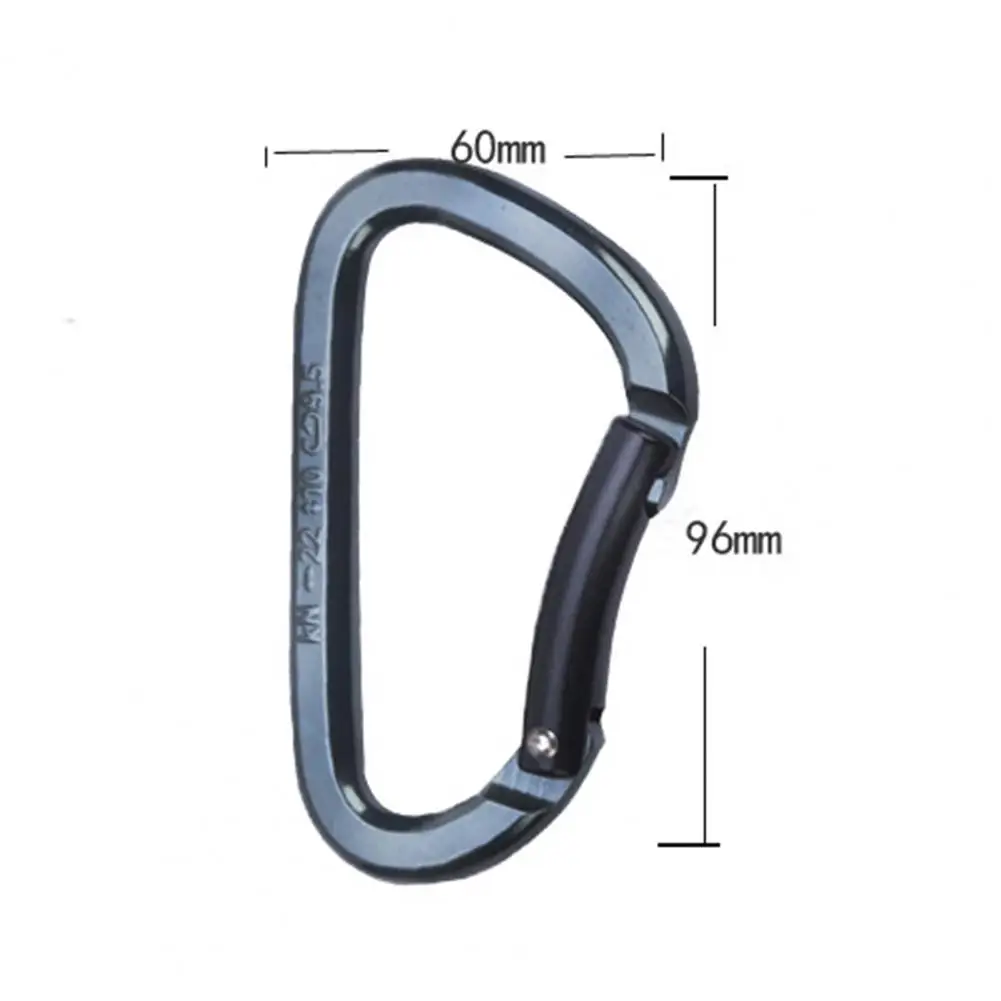 

Green 22KN Equipment Carabiner Non-slip Heat-resistant Magnesium Aluminum Alloy Practical Mountaineering Hook For Outdoor Sports