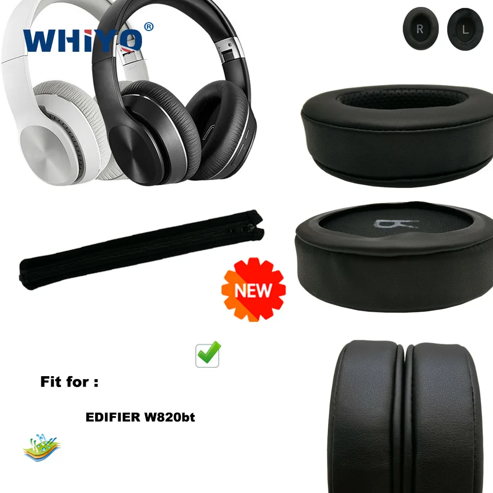 

New Upgrade Replacement Ear Pads for EDIFIER W820bt Headset Parts Leather Cushion Velvet Earmuff Earphone Sleeve Cover