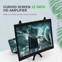 12inch 3d phone screen magnifier amplifier folding design enlarged screen mobile phone projection smart phone bracket holder