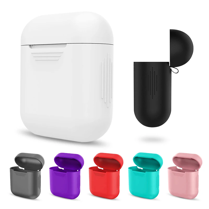 Мини Мягкий силиконовый чехол для Apple Airpods 1/2 противоударный AirPods 2/1 наушников s Для