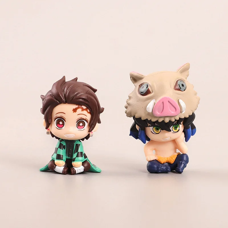 5pcs/lot Anime Demon Slayer:Kimetsu No Yaiba Kamado Cute PVC Action Figure Toys | Игрушки и хобби