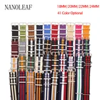 Ремешок нейлоновый для наручных часов, браслет с пряжкой из нержавеющей стали в стиле НАТО, 18 мм, 20 мм, 22 мм, 24 мм, 41 цвет на выбор