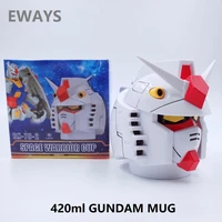 ready player one creative gundam rx 78 transformation robot 400ml pc stainless steel mugs cup office water cup