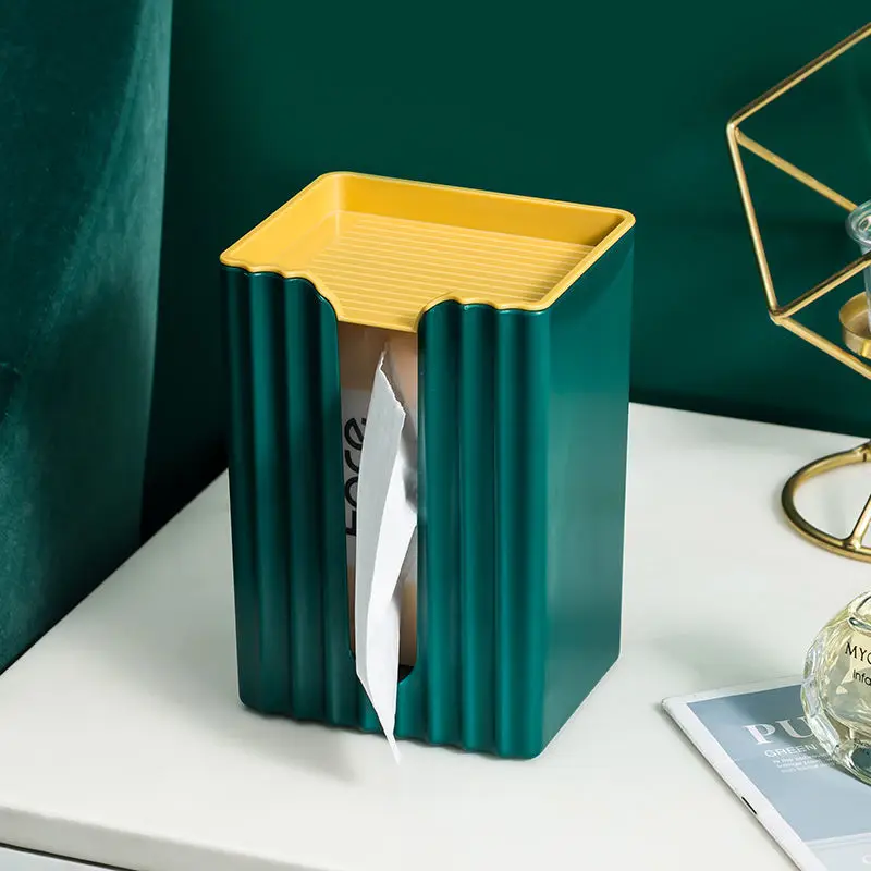 

Tissue Box Holder Household Paper Towel Holder Hanging No Punching Napkin Tissue Boxes Toilet Paper Holder Tissue Dispenser