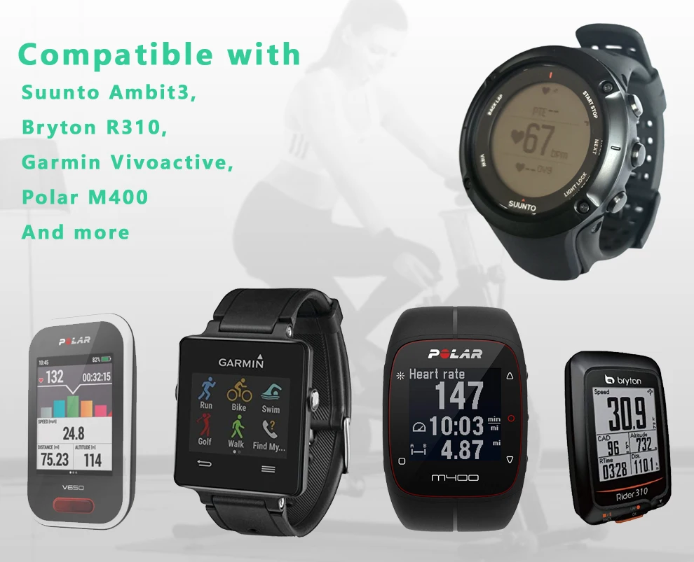 Udoarts монитор сердечного ритма с нагрудным ремешком для iPhone, Android Phone, Wahoo, Polar, Suunto Garmin, мужчина и женщина, Bluetooth 4,0 и ANT