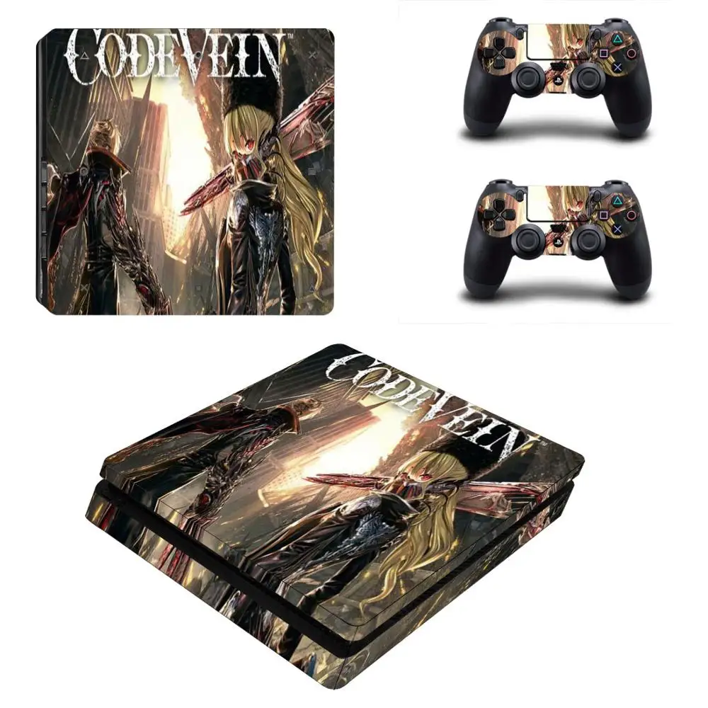 Виниловая наклейка с кодовым рисунком для PS4 Slim Skin Playstation 4 DualShock консоль и