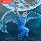 Алмазная 5d картина HUACAN, портрет сделай сам, вышивка крестиком, мозаика с доктором, стразы, домашний декор