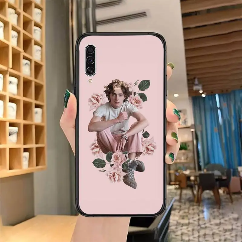 

Timothee Chalamet Beautiful Boy Phone Case for samsung galaxy a 51 52 71 50 12 72 21s 70 40 20e 31 30s 32 5G soft silicone coque