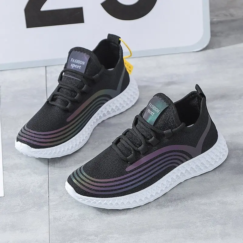 

Women Lace Up Sneaker Woman Casual Mesh Spring Autumn Women's Breathable Ladies Comfortable Female Vulcanize Shoe