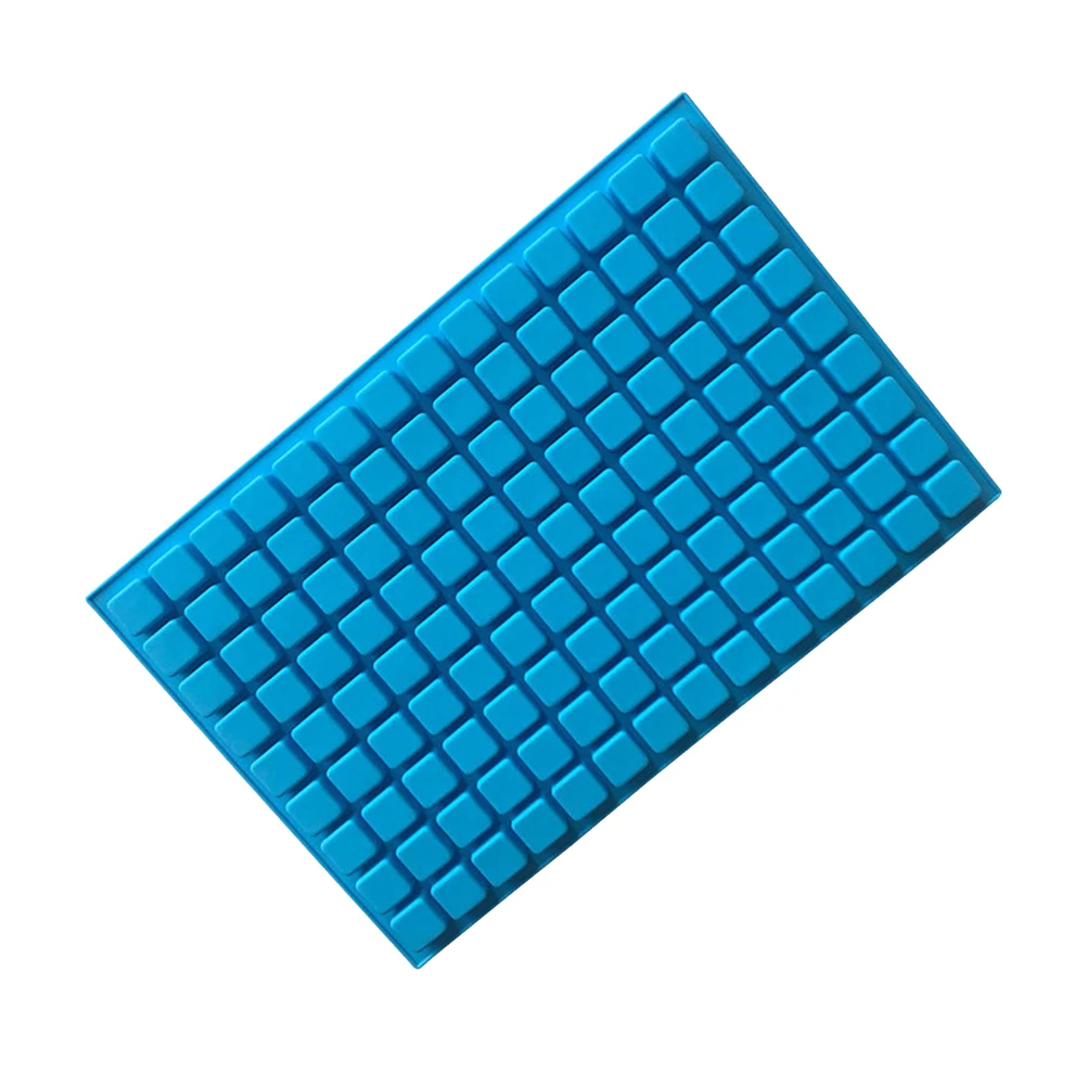 

Формы для желатина, карамели с 126 полостями, мини-квадратные домашние силиконовые формы для приготовления трюфелей, формы для кухни, форма д...