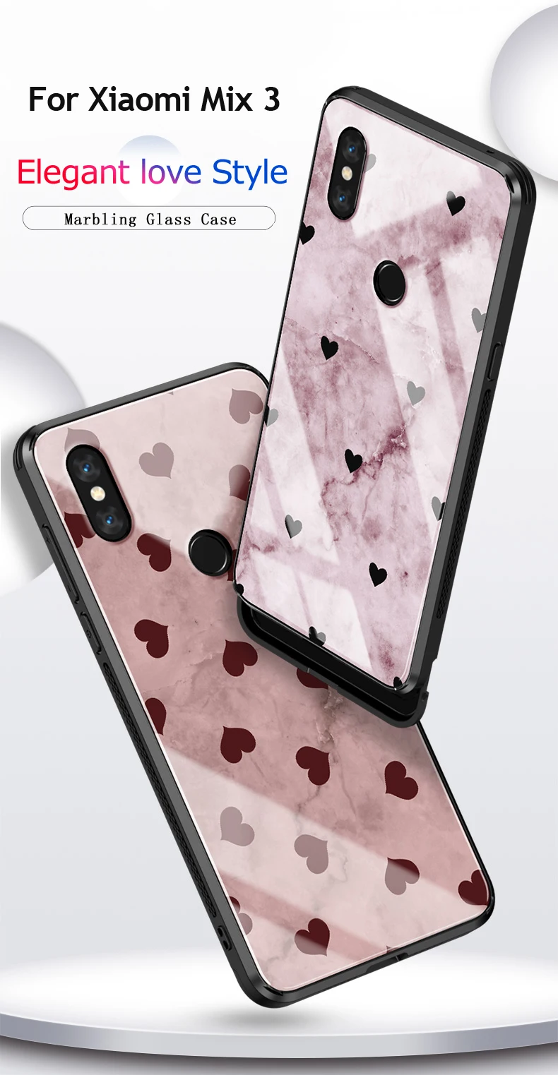 Стеклянные цилиндры, окрашенные Чехлы для xiaomi mi x 3, корпус из закаленного стекла, ударопрочный чехол для телефона xiaomi mi x3 mi x 3, роскошная оболочка