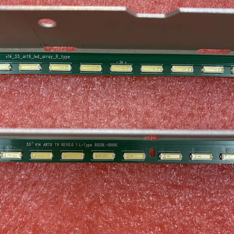 Фото Светодиодная лента для подсветки LG 55LB870V 55 V14 ART9 TV R L Type 6920L-0001C HS6413 2C.6916L1605A 6916L1606A lc550uh LG F1, 2 шт. светодиодный компл. №4