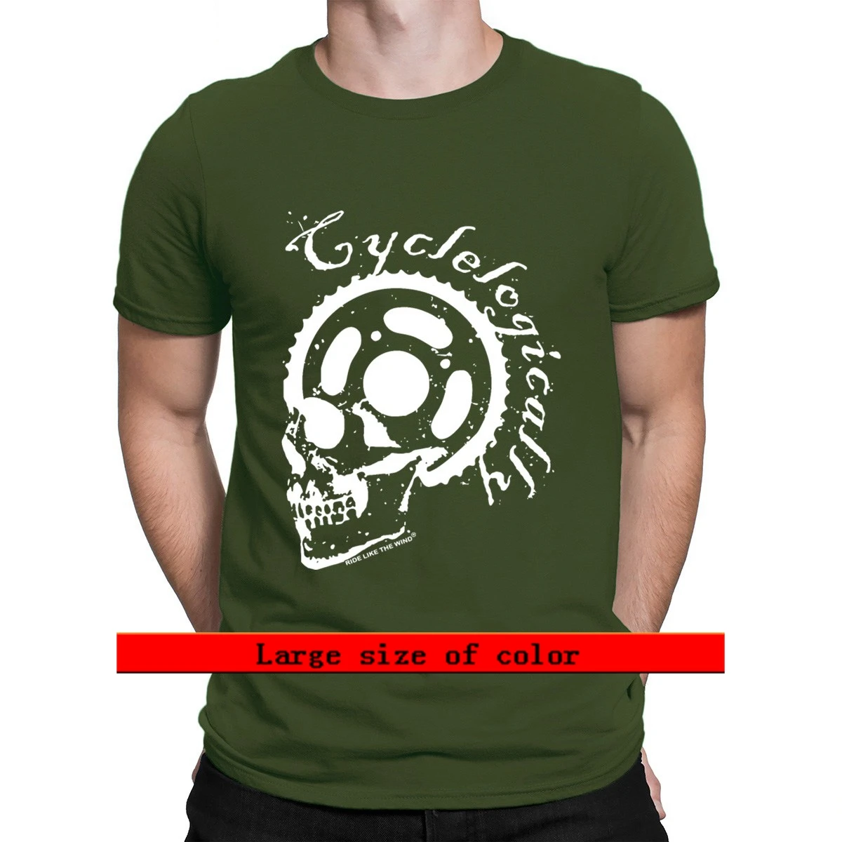 

Cyclelogically Cycle Bicycle Skull Cycling 2021 T Shirt Tee Shirt Letter Anti-Wrinkle S-3xl Spring Autumn Comical Custom Letter