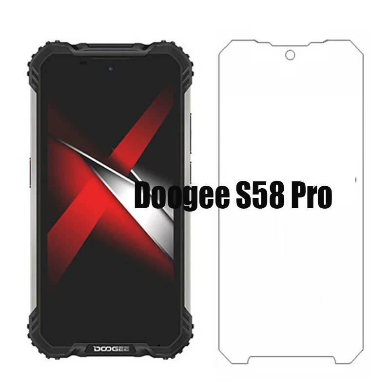 2pcs 9h hd protective tempered glass for doogee s58 pro 5 71 doogees58pro s58pro phone screen protector protection cover film free global shipping