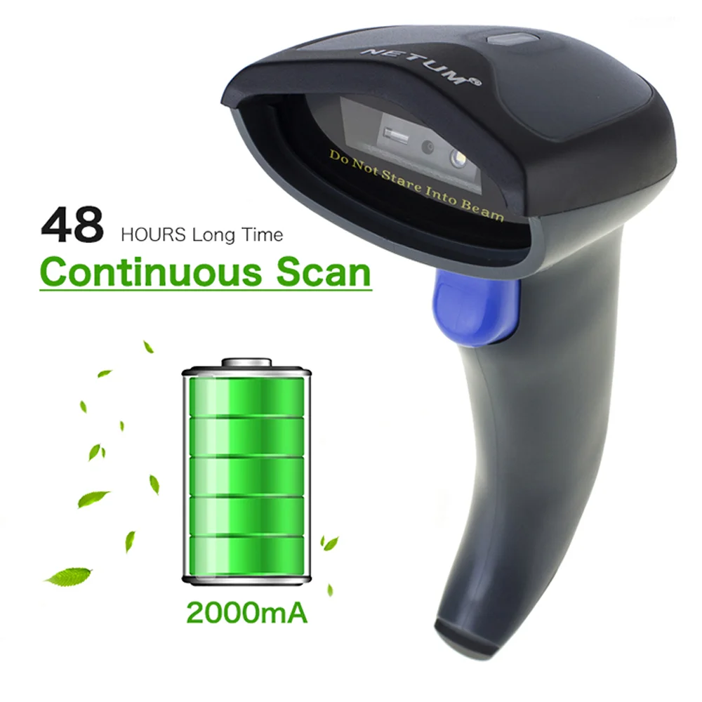 Проводной сканер штрих кода NETUM W6 W3 CCD (2 4 ГГц беспроводной и проводной USB) для