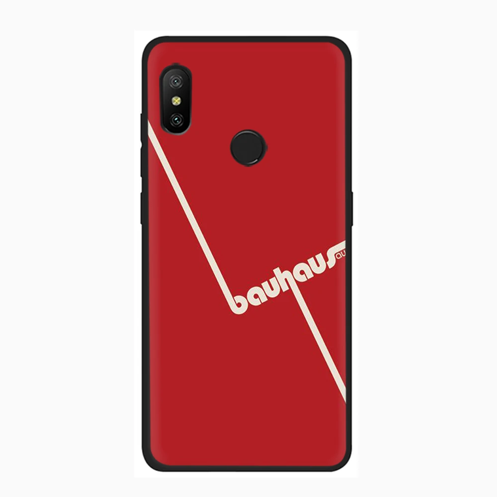 BAUHAUS силиконовый чехол для телефона Xiaomi 5X 6 6X A1 A2 A3 8 9 Lite 9se Max 3 F1 9T 10 Pro CC9e Mix 2s |