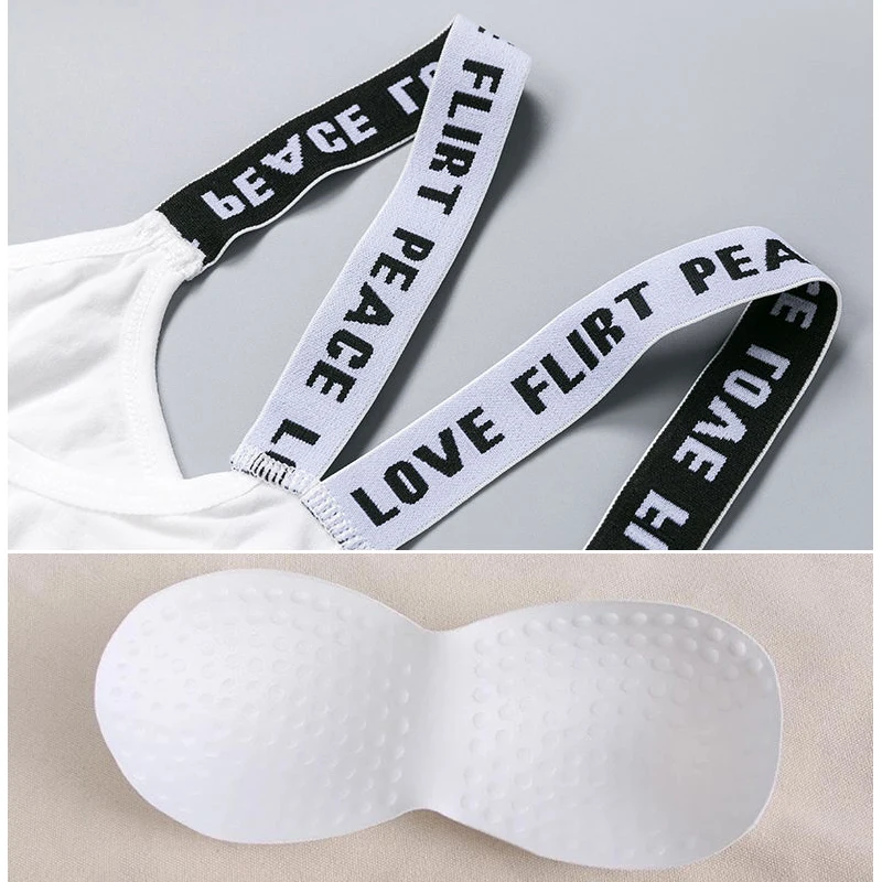 

seamless wireless bra plus size sexy fashion fitness push up bra comfortable soft bralett cotton padded white bras for women